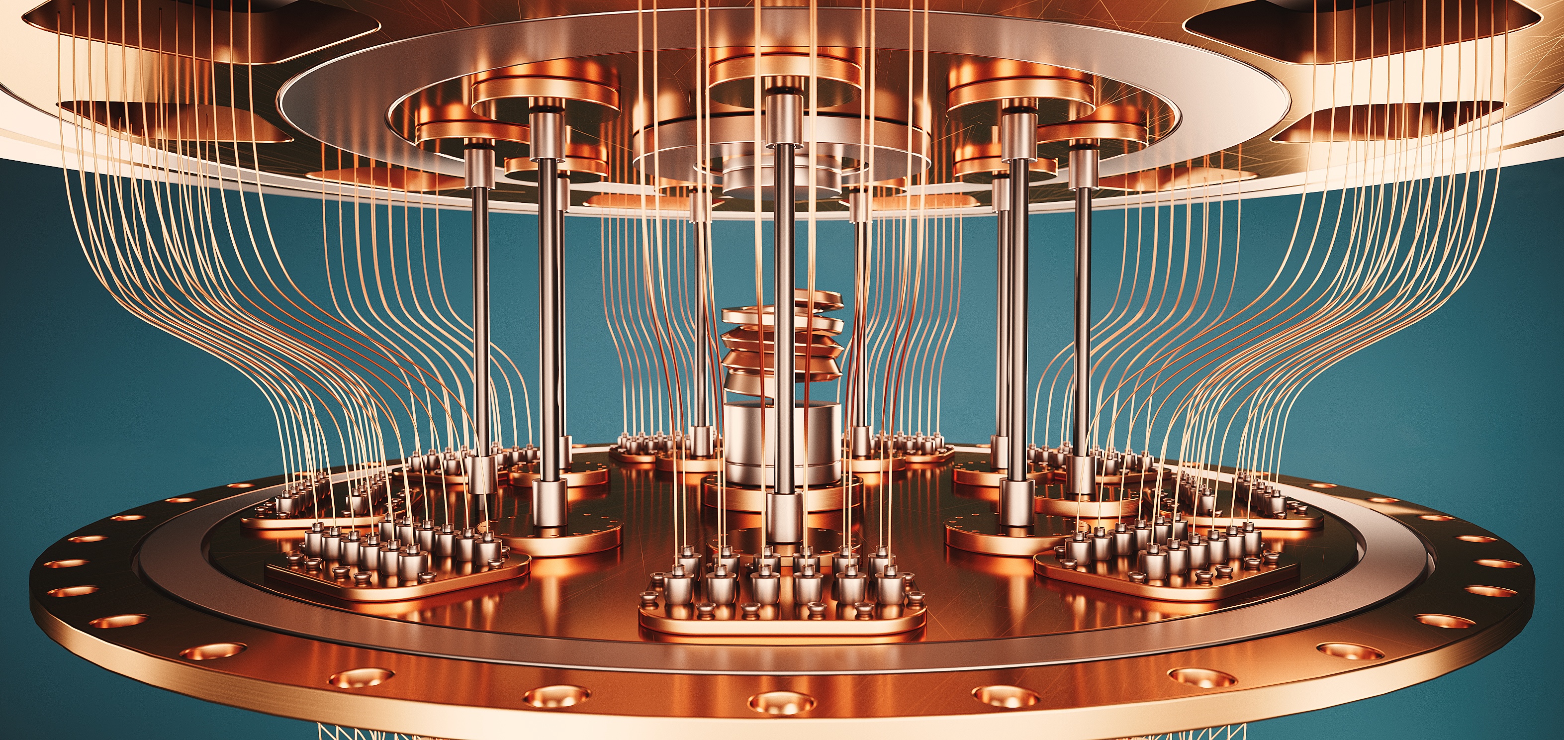 Artist rendering of a quantum computer