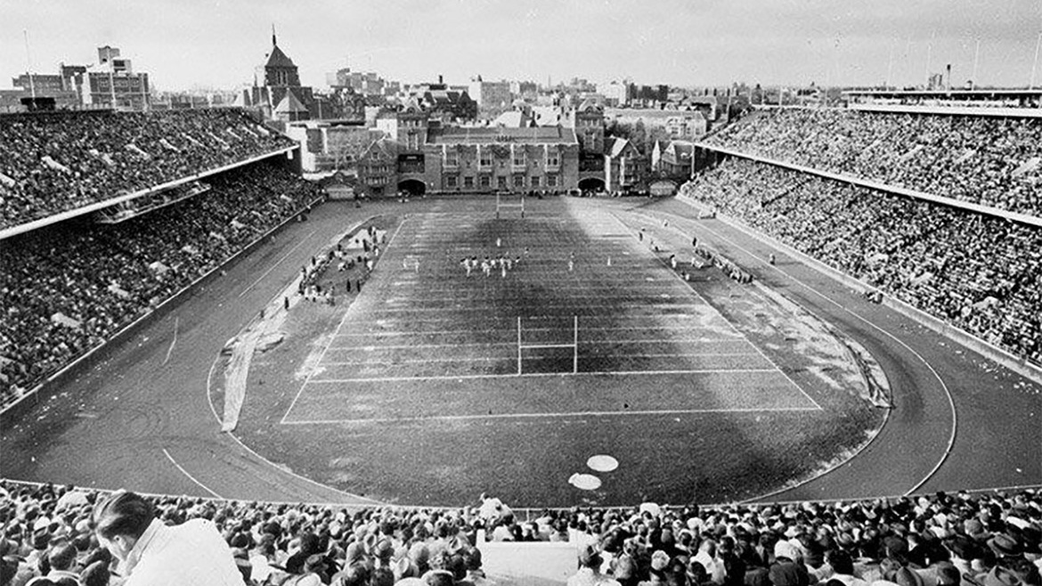 The Eagles called Franklin Field home from 1958-1970.