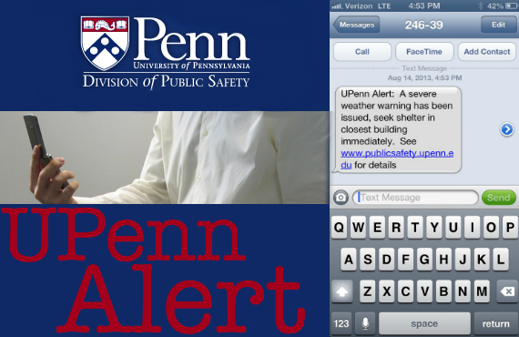 Penn Public Safety to Conduct UPenn Alert Drill