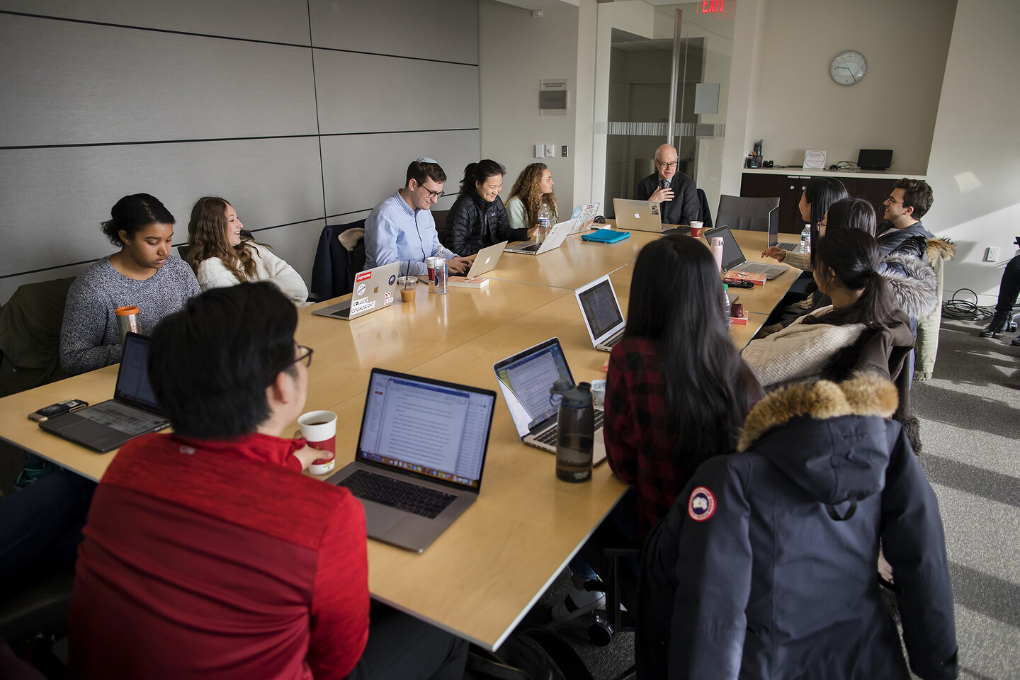 Penn Professor David Wallace teaches a travel writing freshmen seminar.