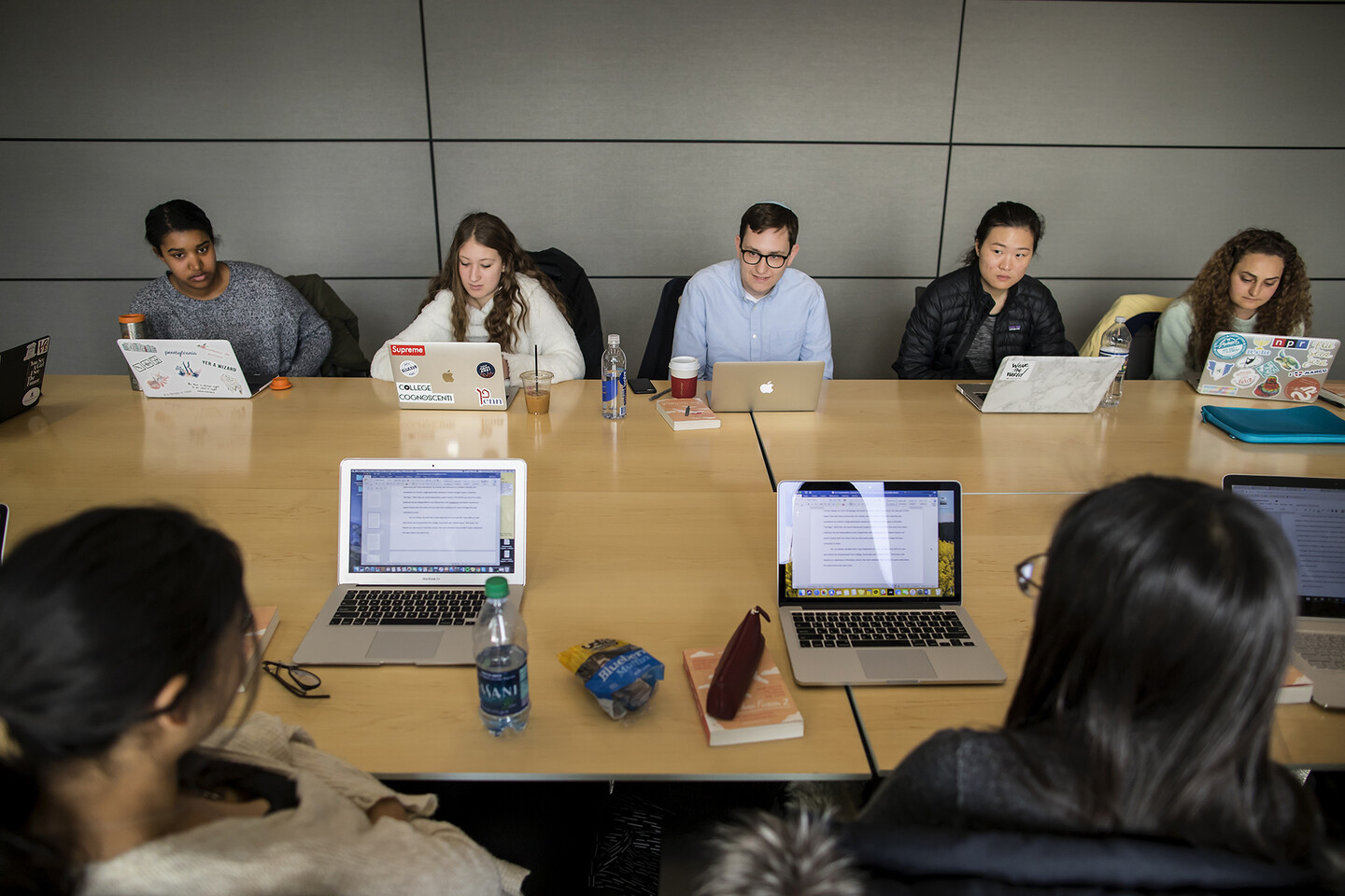 Penn Professor David Wallace teaches a travel writing freshmen seminar.