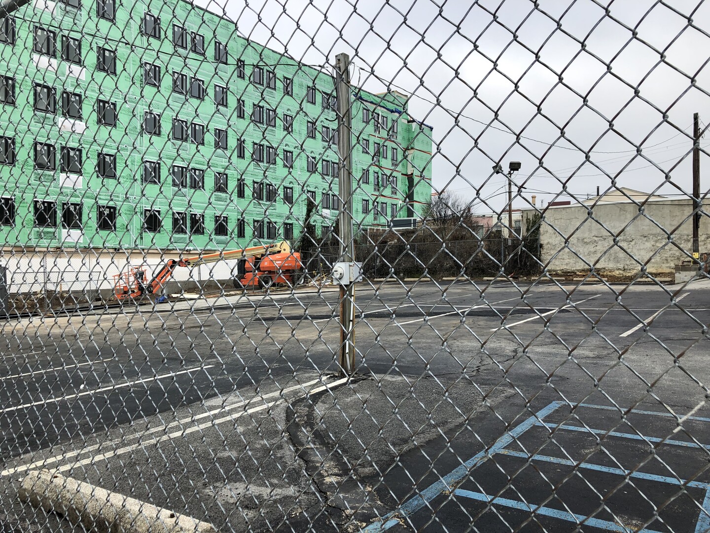 Parking lot on Chestnut Street