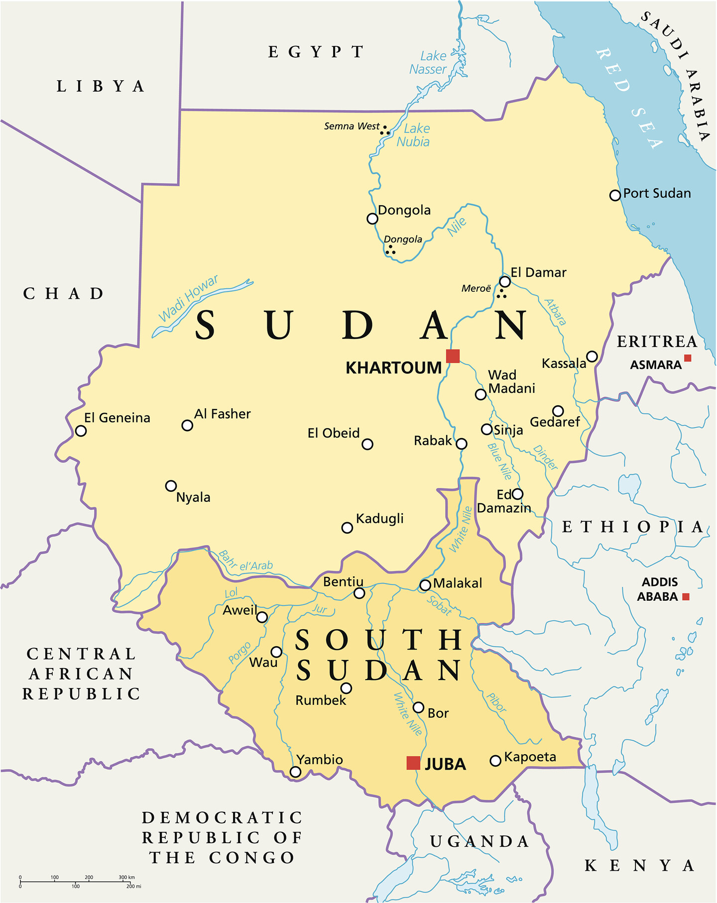 Map of Sudan