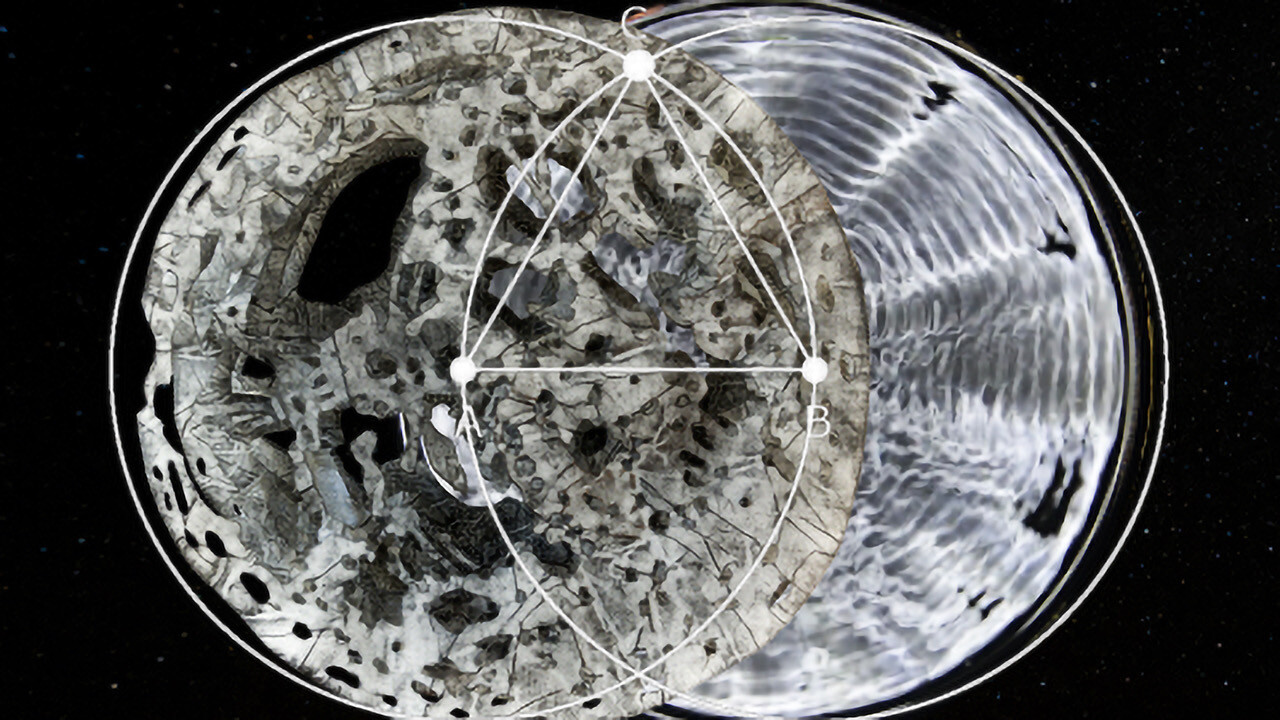 artwork for the moon landing anniversary