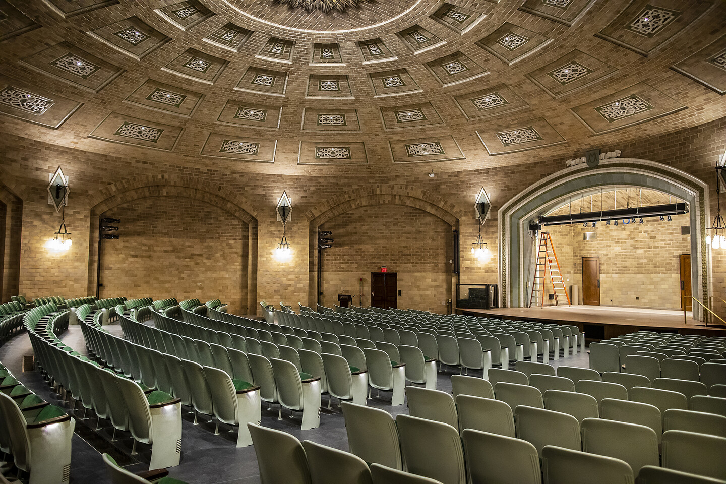 renovated auditorium in penn museum