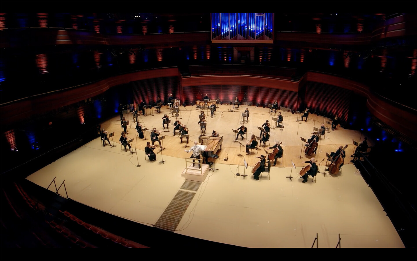 philly orchestra on stage at kimmel