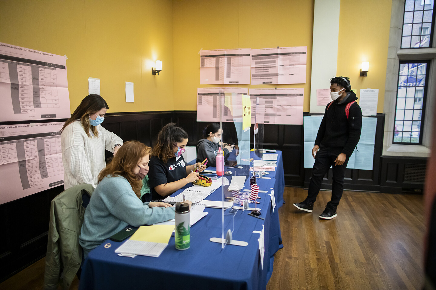election day in houston hall