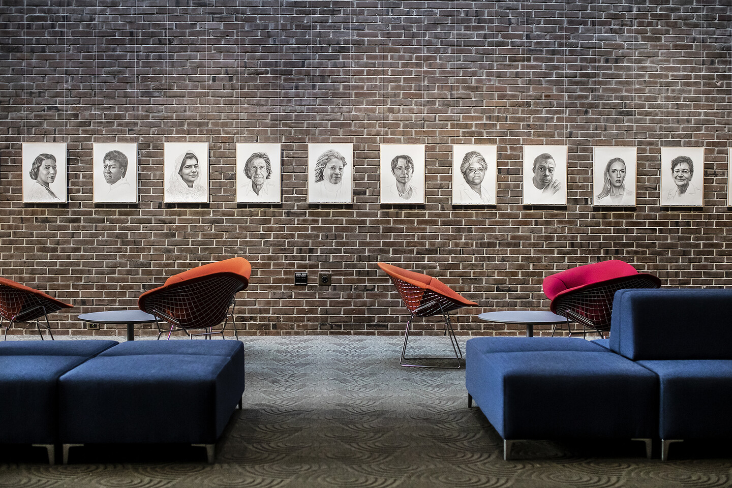 Arts Lounge and portraits