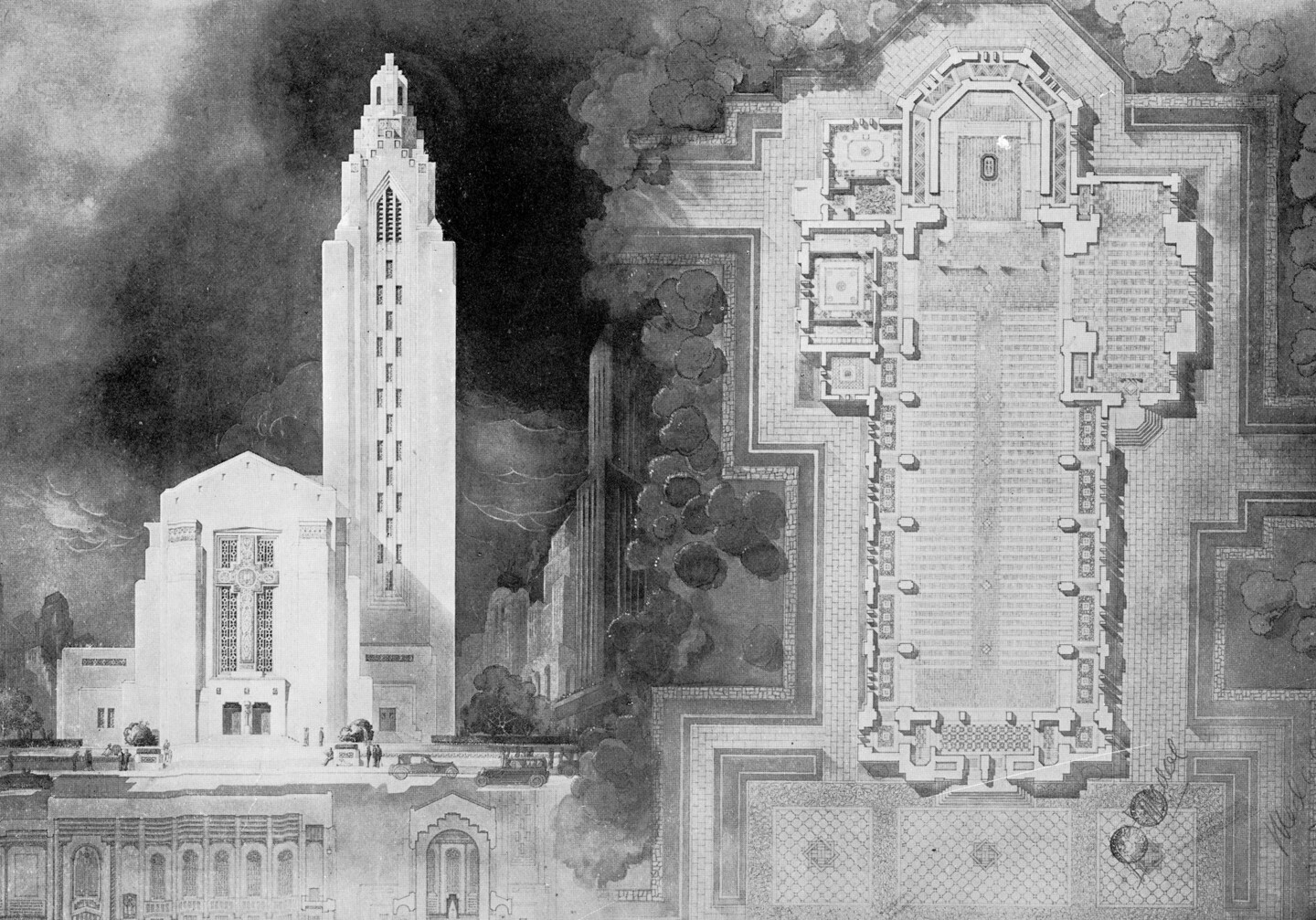 chinese drawing architecture