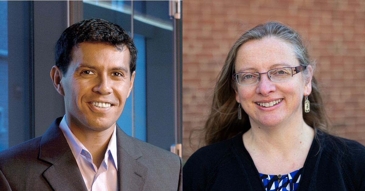 Paulo Arratia and Evelyn Thomson, physicists at Penn