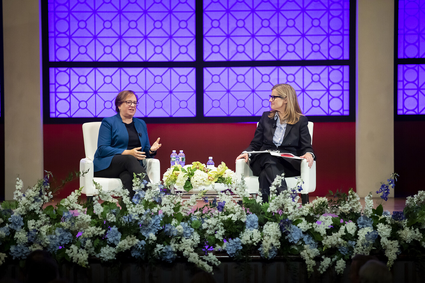 Justice Elena Kagan talks with Penn President Liz Magill