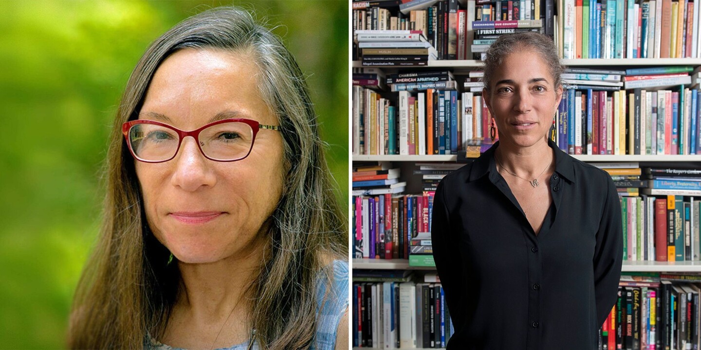 two side-by-side images of the editors