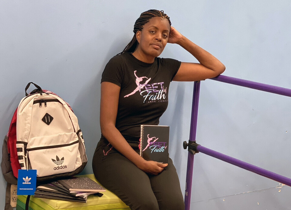 Debra Mosley-McCray at a ballet studio.