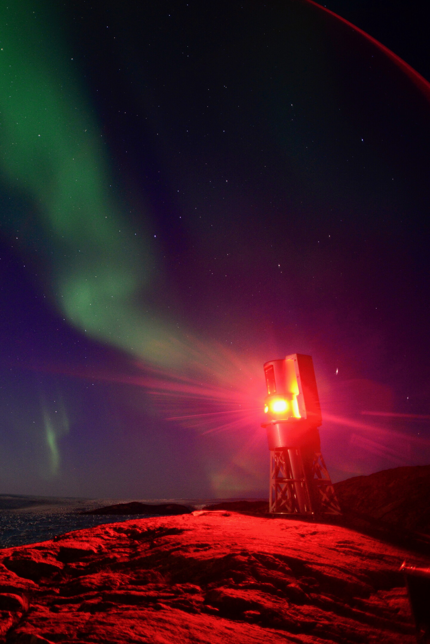 The Northern Lights in Greenland