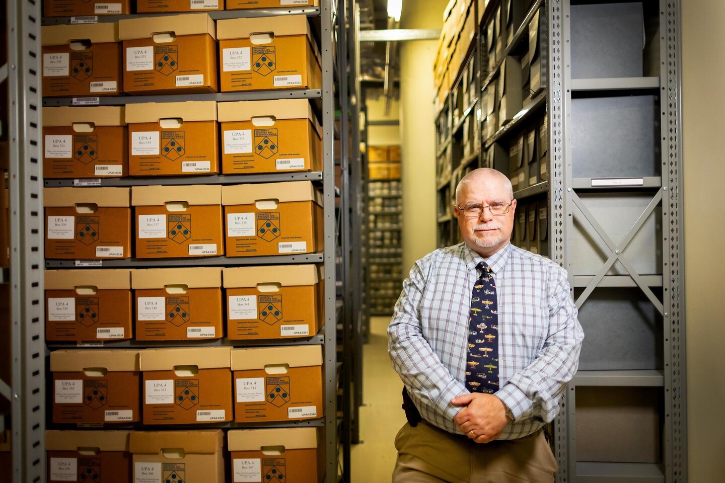 JJ Ahern in the Penn Archives.
