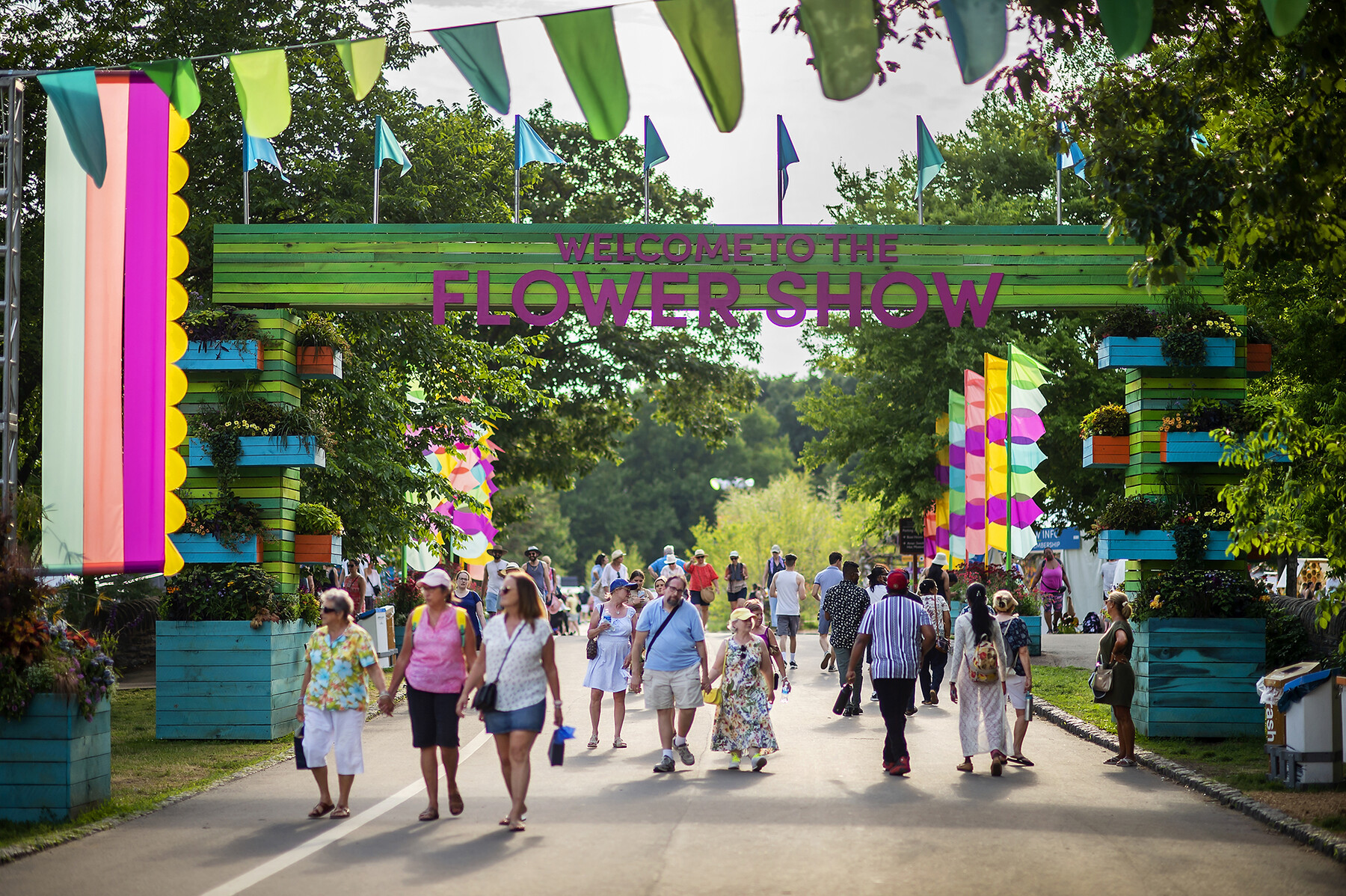 Welcome to the Flower Show banner