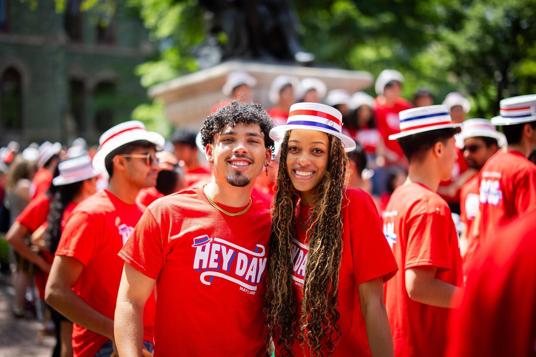 Students at Penn’s Hey Day 2025 celebration.