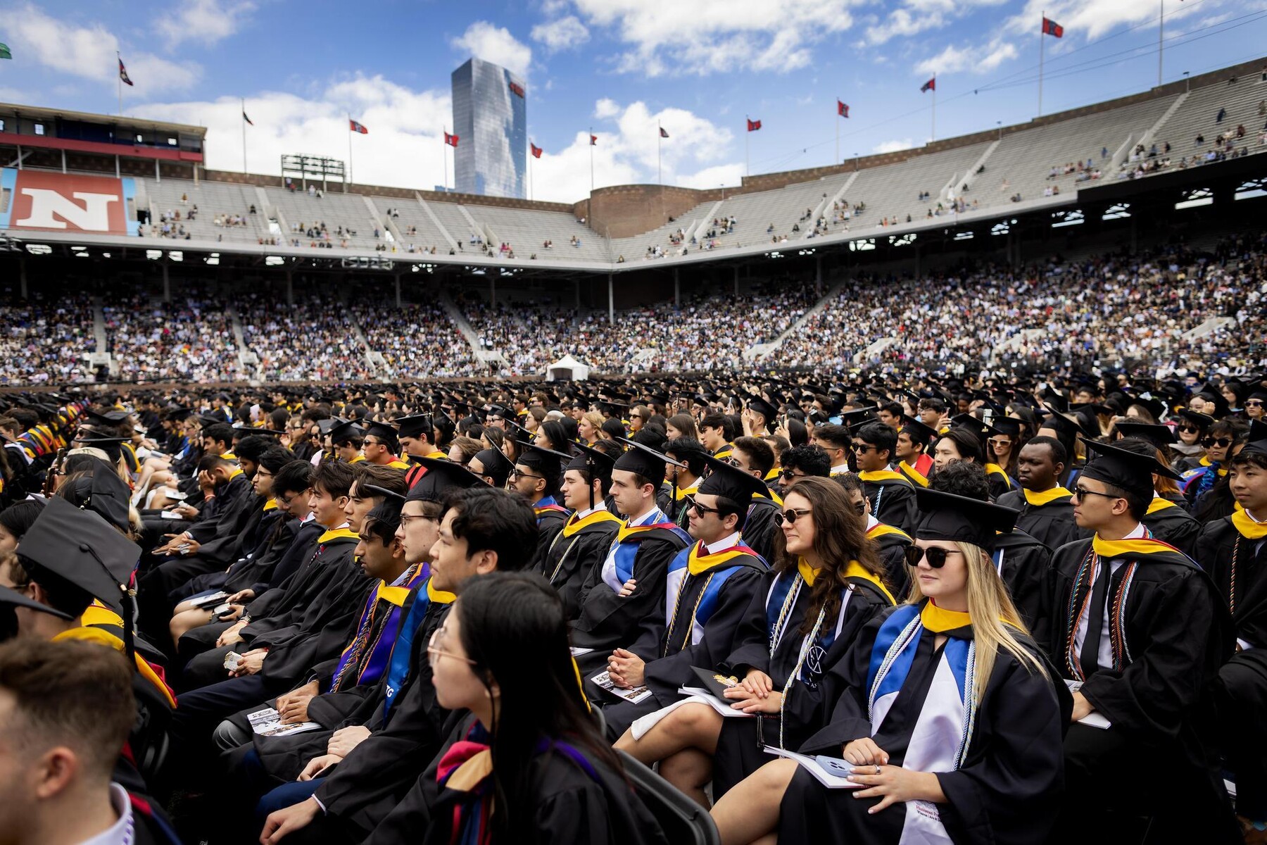 The crowd of graduates at Penn’s 269th Commencement.
