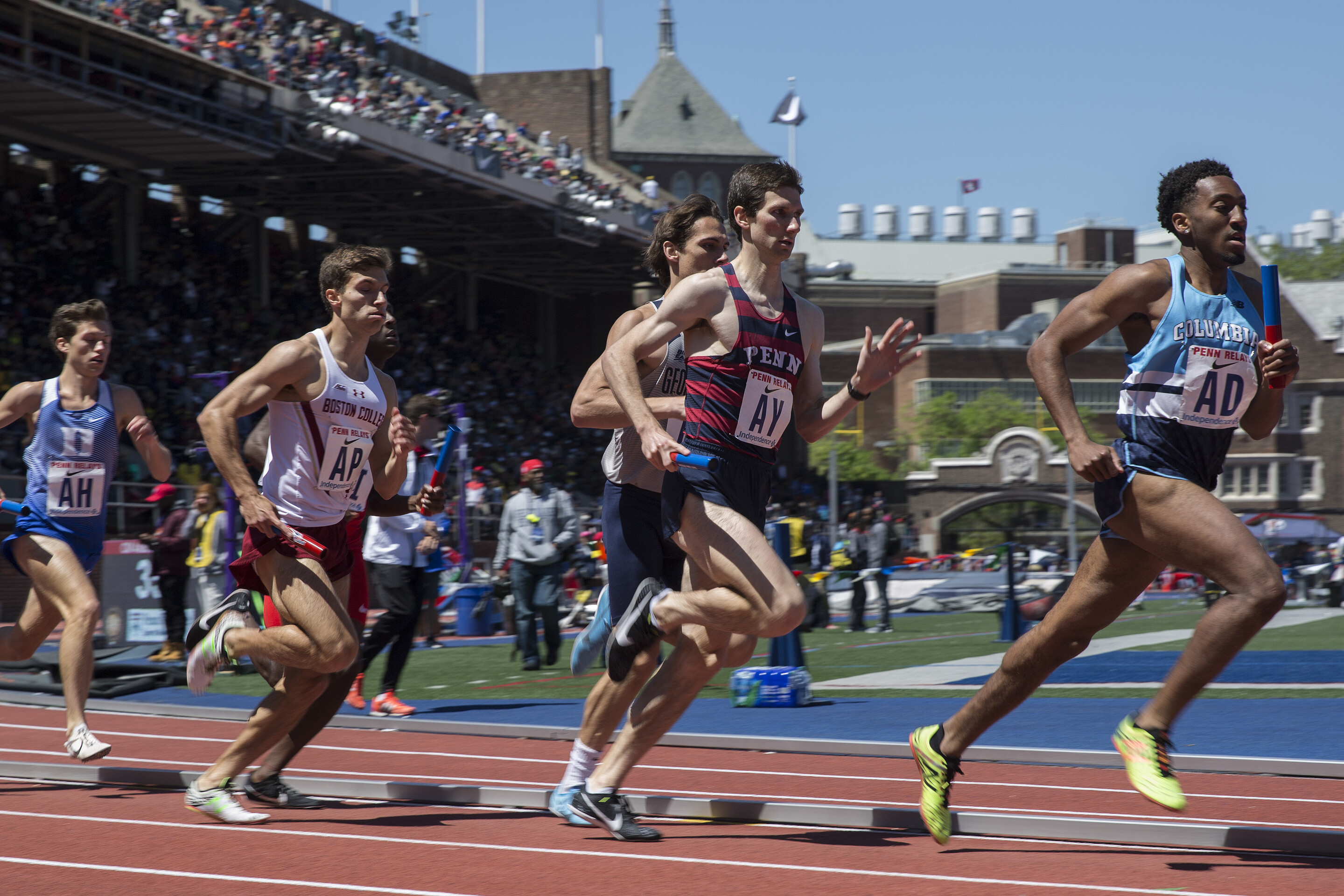 Penn Relays College Men 4 x 800 