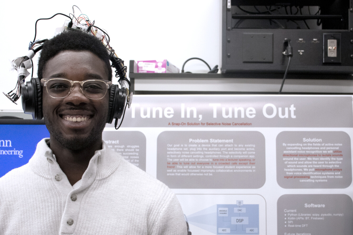 tune in tune out device with ransford