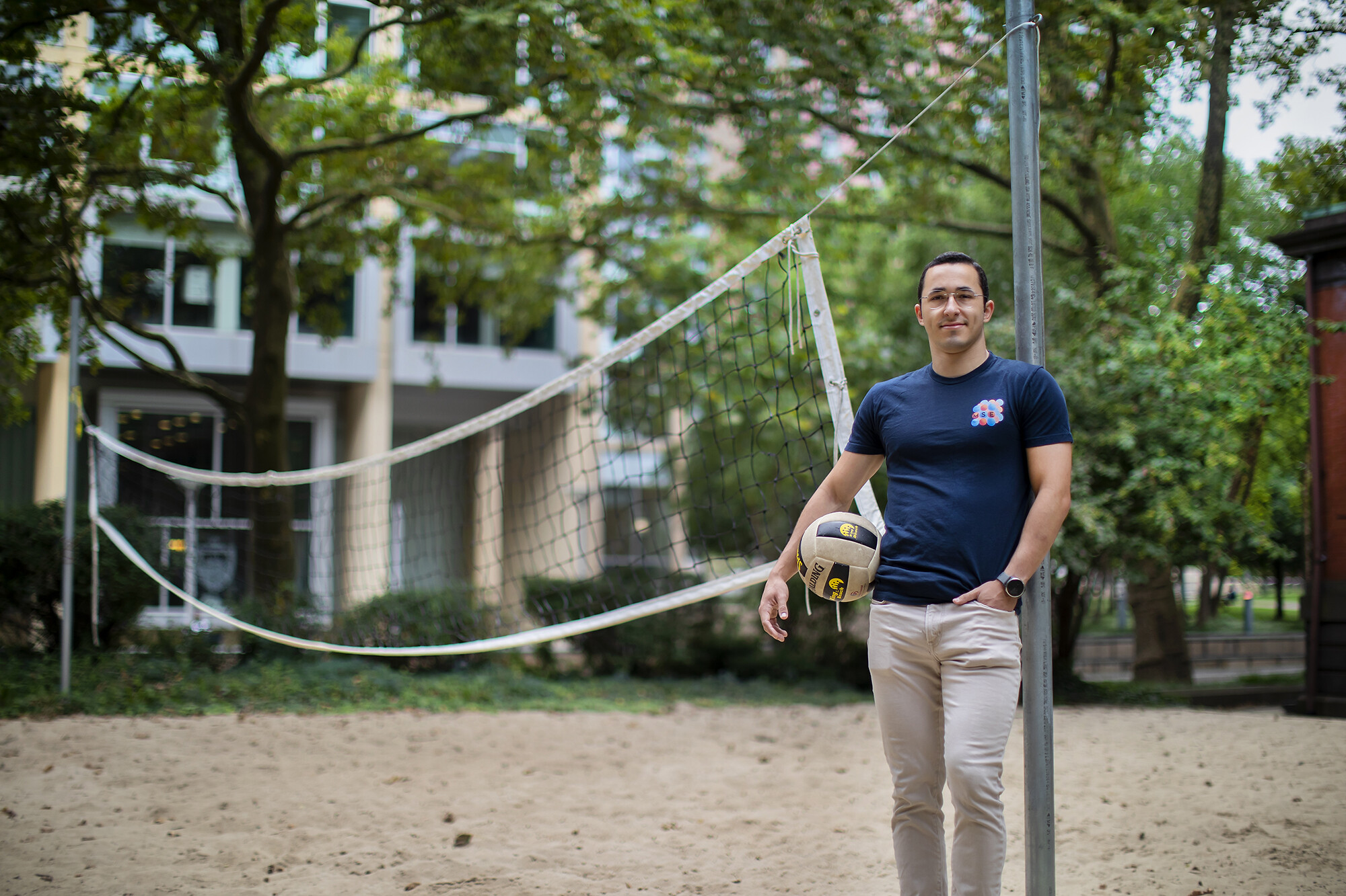 francisco berrera on a beach volleyball court