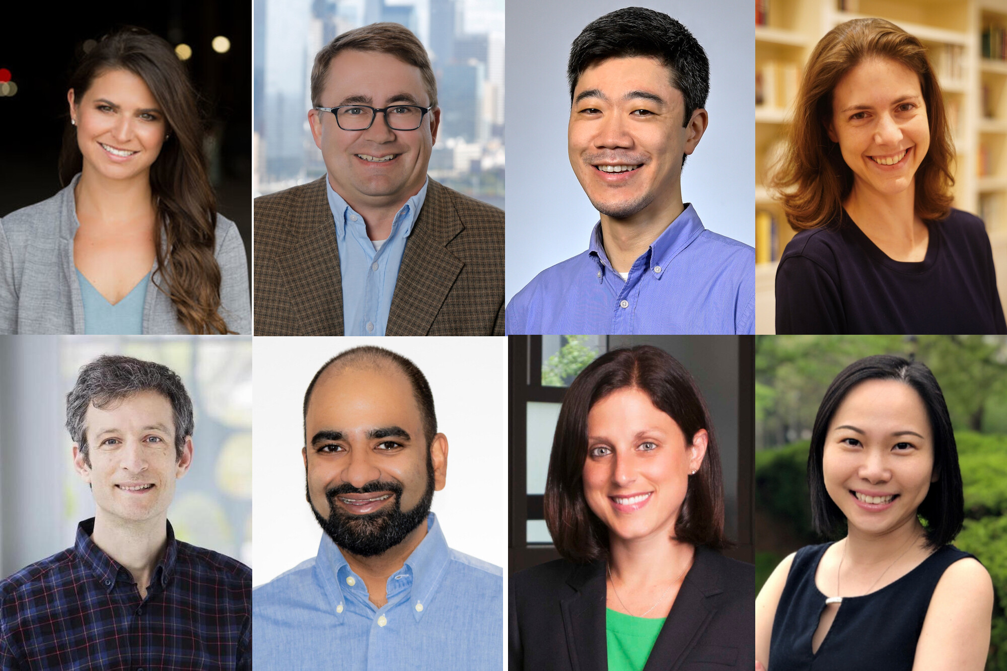 Photos of eight winners of NIH Directors Awards for 2021