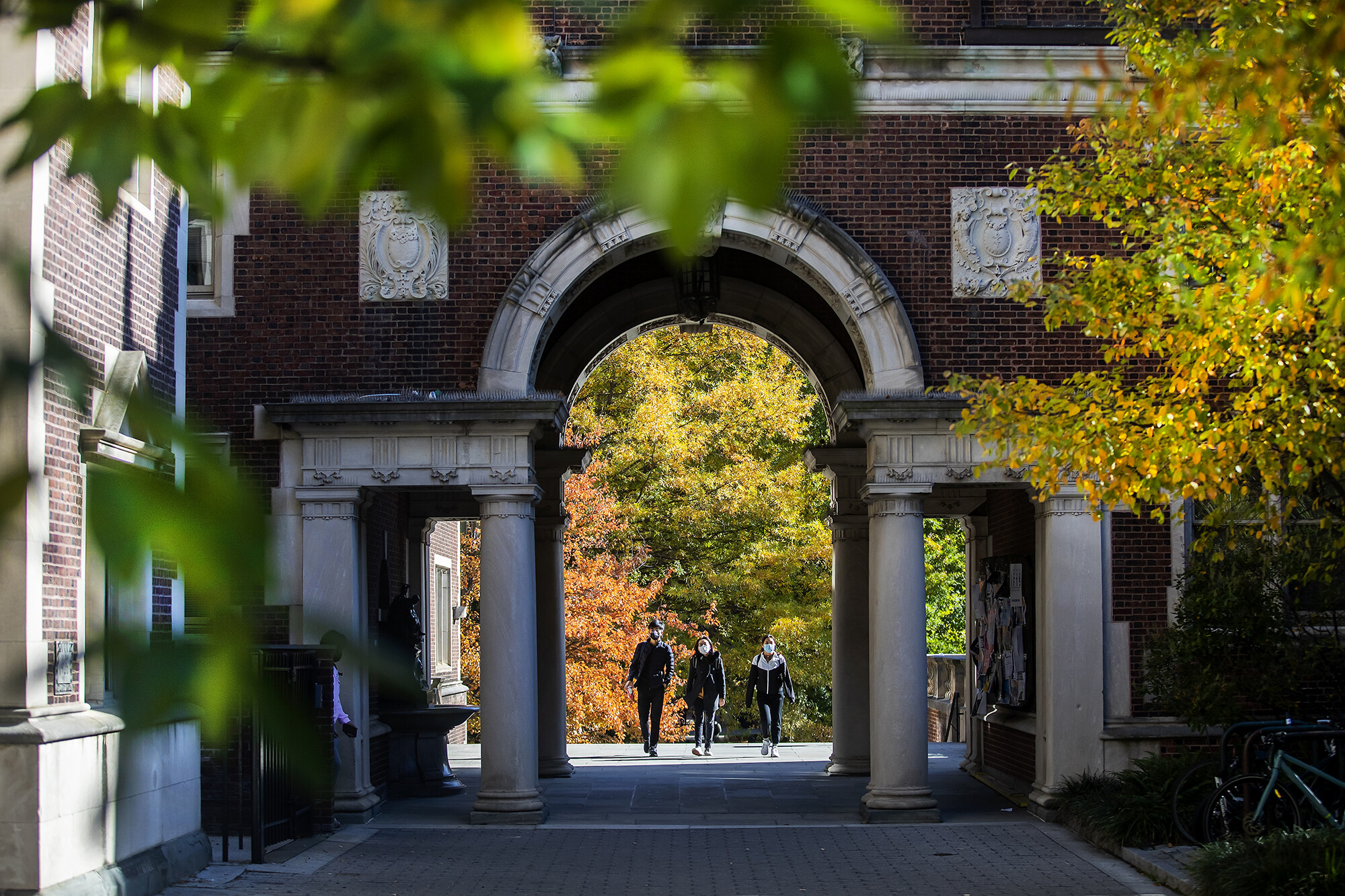 upper quad arch during autumn