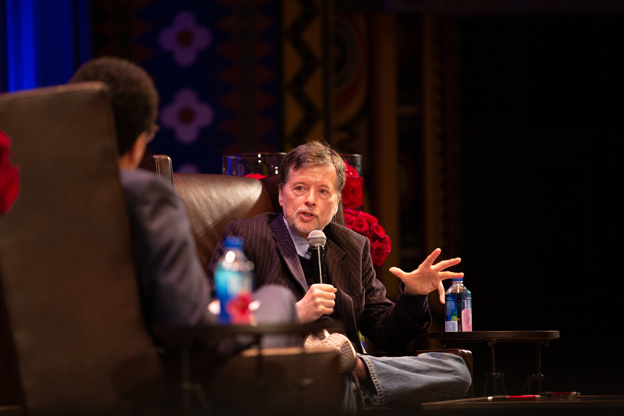 ken burns speaking at the silfen forum