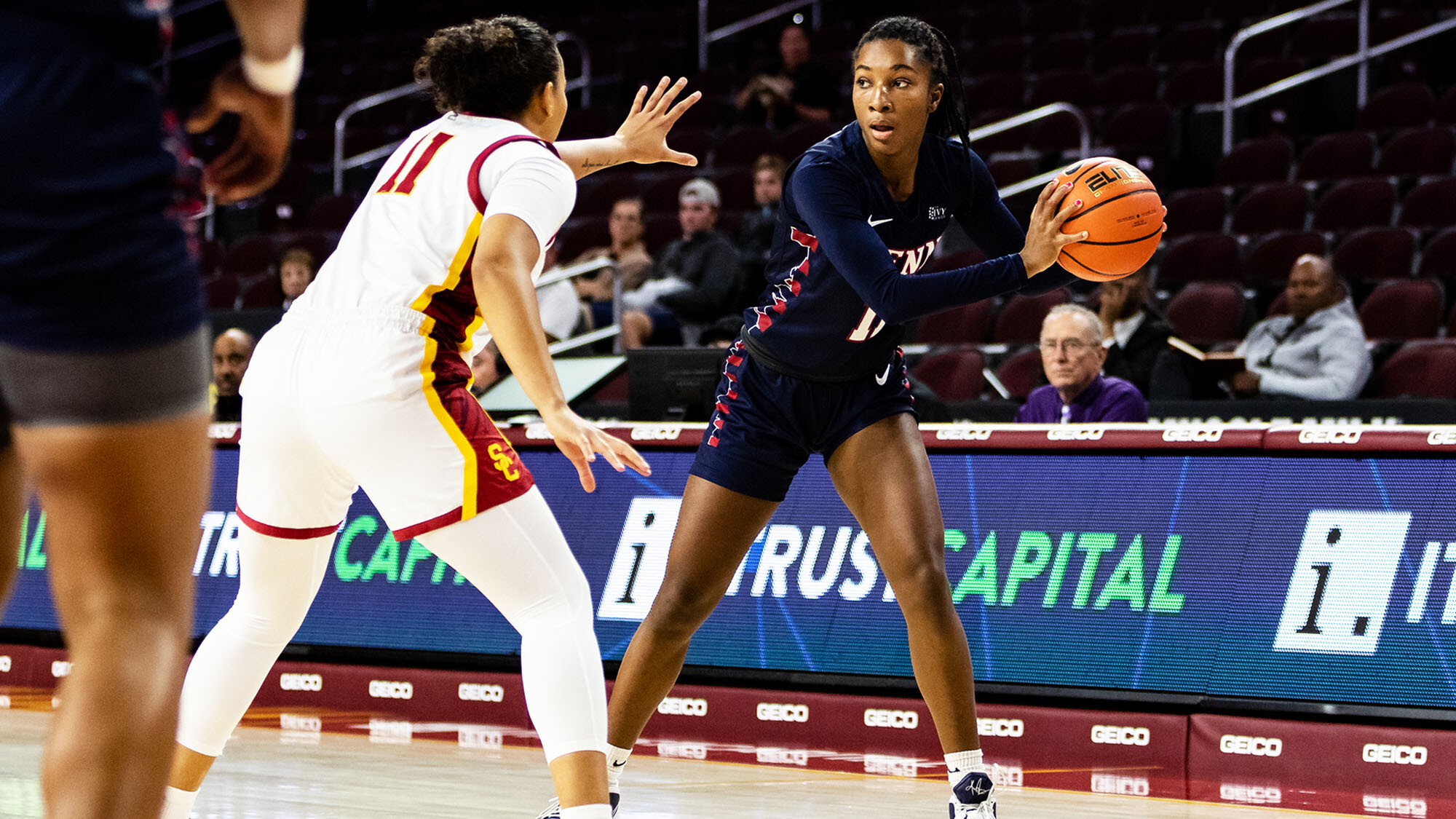First-year forward Simone Sawyer scored a game-high 24 points. 