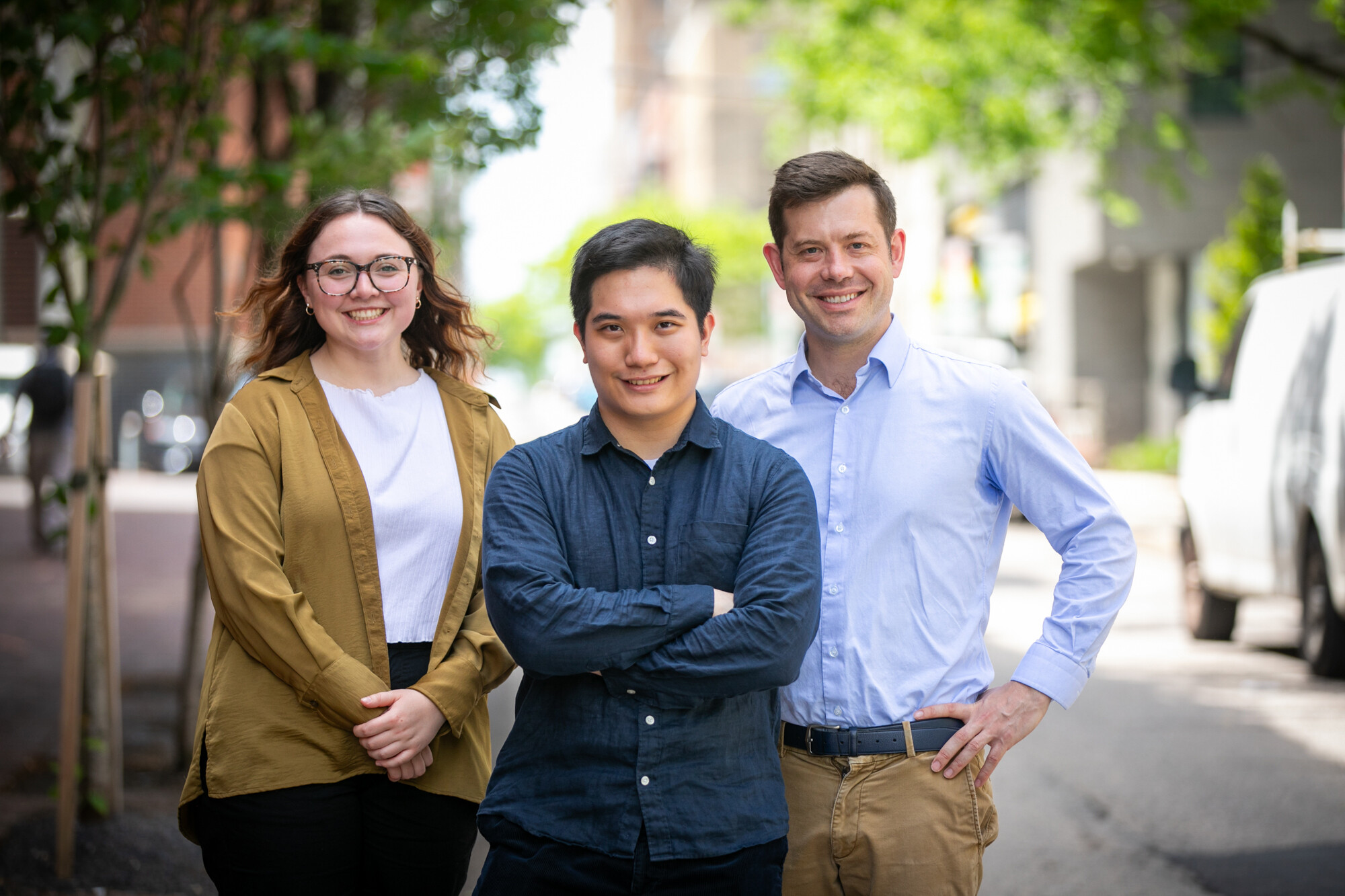 Vicky Swanson, Hongyang Zhao, and Toby Johnson.