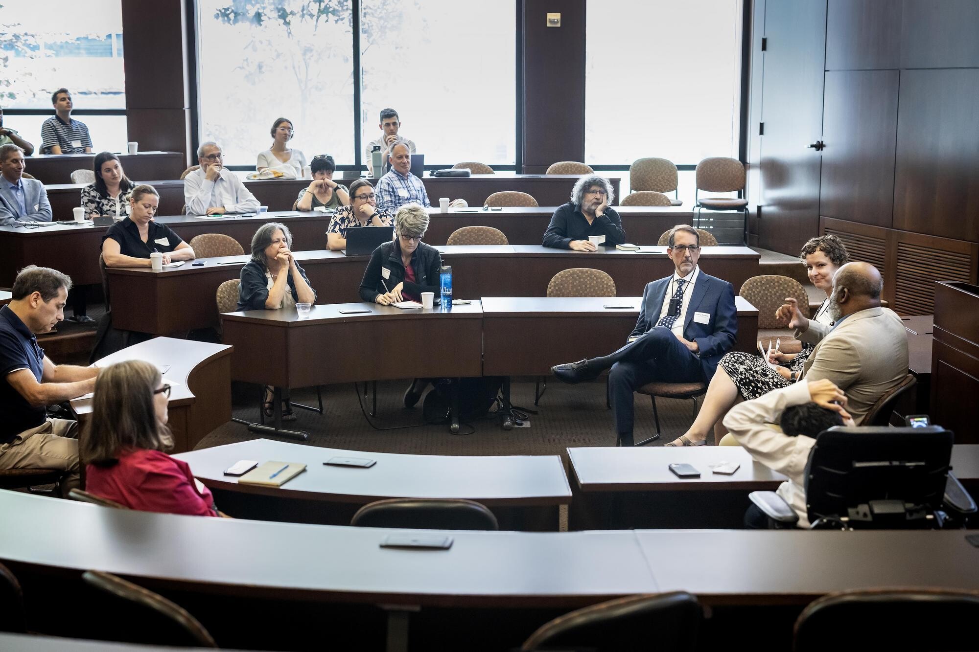 Attendees at the UCOMMS op-ed writing workshop