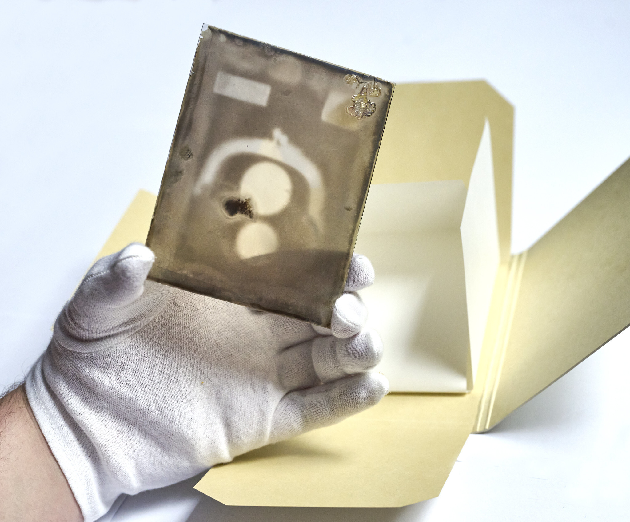 An X-ray plates from 1896.