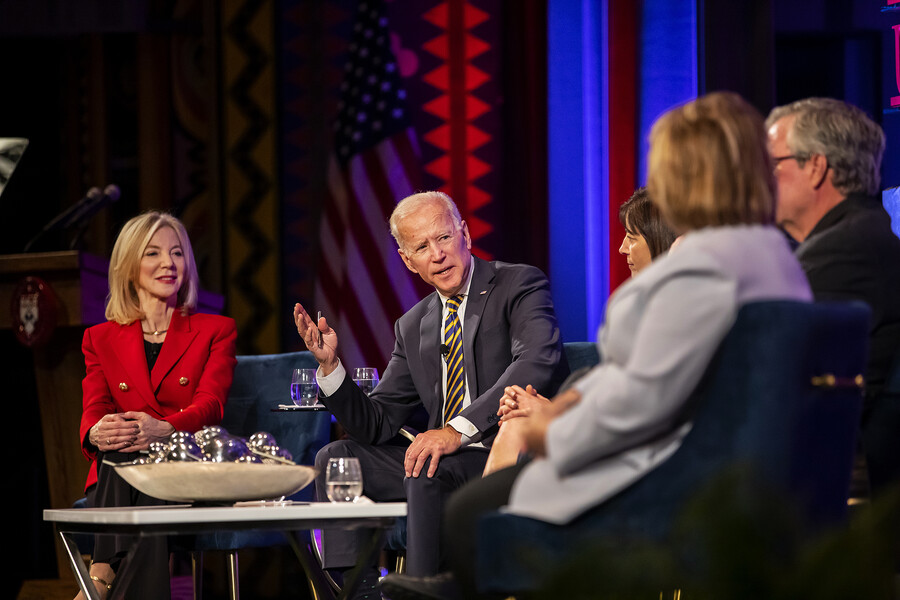 joe biden at the 2019 silfen forum