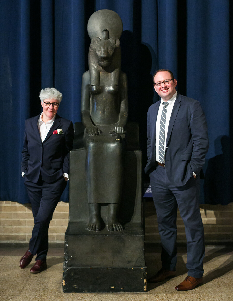 constantia with statue at the orrery society