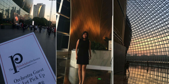 Sophomore Michelle Lu spent six weeks interning with the Philadelphia Orchestra, including planning logistics for the group’s trip to China.