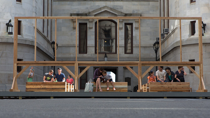 Terry Adkins' Monument Lab installation