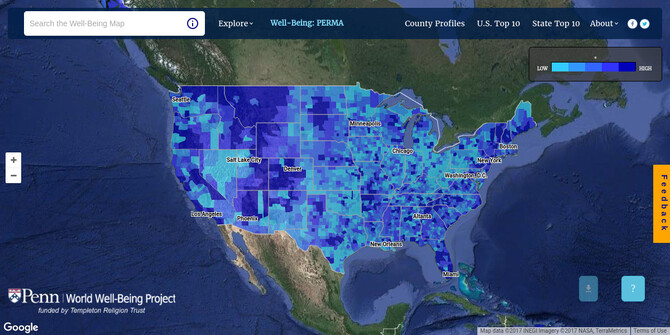 World Well-Being Map World Well-Being Map