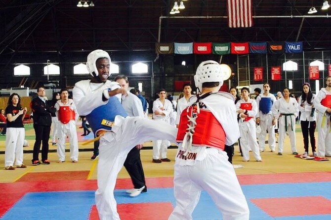 taekwondo sparring kids
