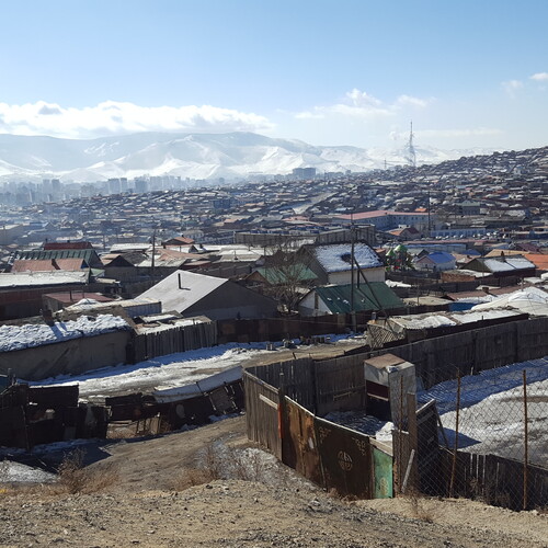 A view of the ger district in Ulaanbaatar, Mongolia’s capital.