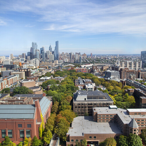 penn campus skyline