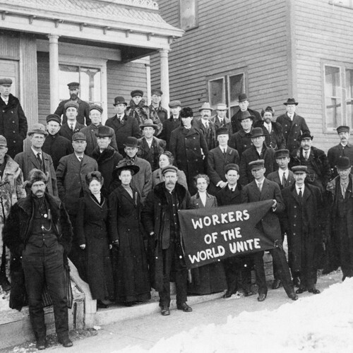 Prairie workers in protest