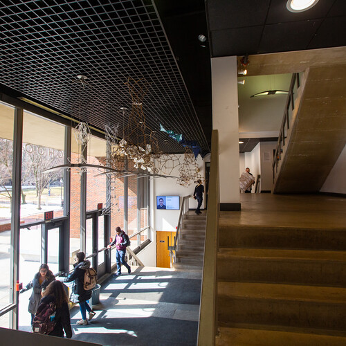 foyer of penn design meyerson building