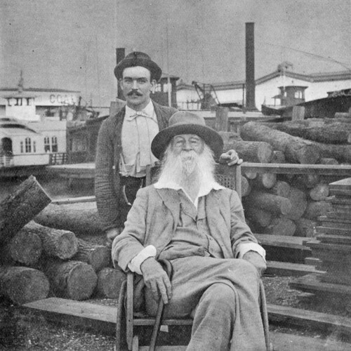 walt whitman on camden waterfront