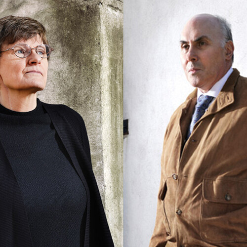 Katalin Kariko (left) and Drew Weissman.