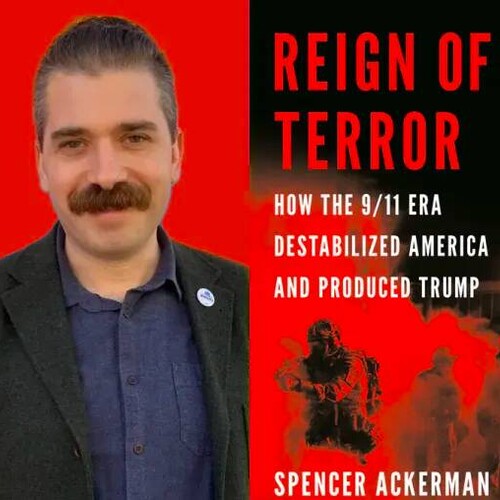 Spencer Ackerman (L) and "Reign of Terror" (R)