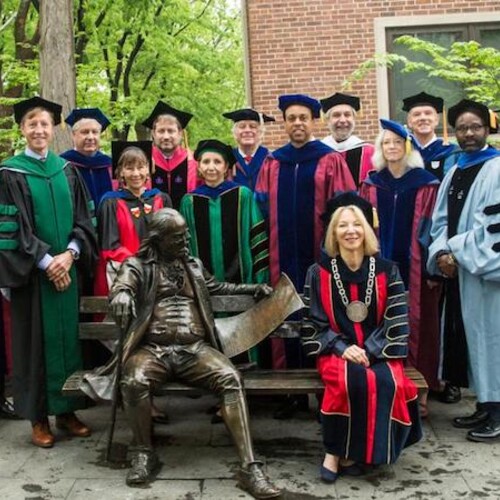 Commencement Leaders with president Amy Gutmann