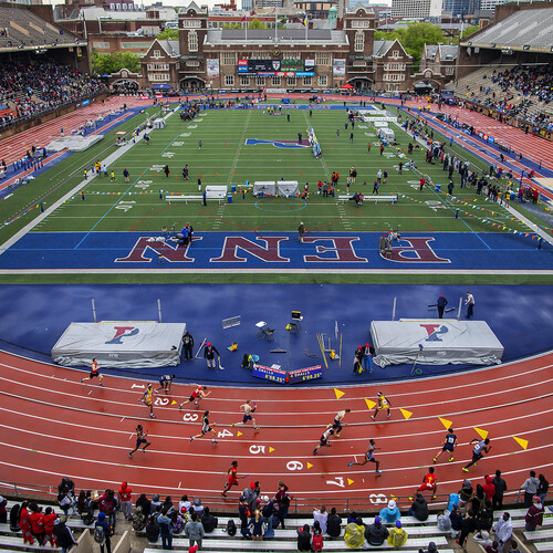 Penn Relay at the Franklin Field.