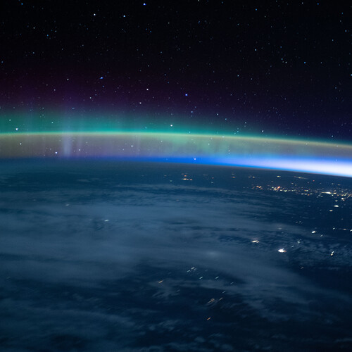 view of earth from space
