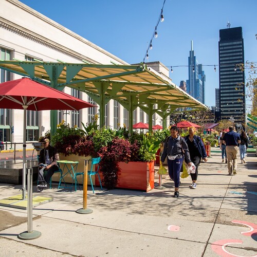 The Porch at the 30th street station. 