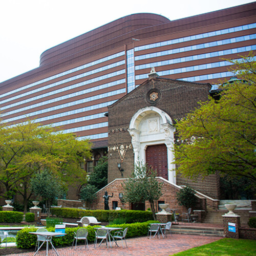 Exterior of Penn Museum.